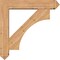 Ekena Millwork Westlake Arts and Crafts Smooth Bracket w/ Offset Brace, Western Red Cedar, 7 1/2"W x 38"D x 38"H BKT0806X38X38WTL03SWR - alternate 4